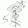 Toro 26640B - Lawnmower, 1994 (4900001-4999999) Ricambi BLADE ASSEMBLY