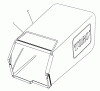 Toro 26641 - Lawnmower, 1989 (9000001-9999999) Ricambi GRASS BAG ASSEMBLY
