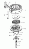 Toro 26641 - Lawnmower, 1989 (9000001-9999999) Ricambi REWIND STARTER TECUMSEH NO. 590621