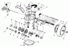 Toro 26651 - Lawnmower, 1989 (9000001-9999999) Ricambi GEAR CASE ASSEMBLY