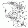 Toro 26651 - Lawnmower, 1989 (9000001-9999999) Ricambi HOUSING ASSEMBLY