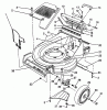 Toro 26682 - Lawnmower, 1989 (9000001-9999999) Ricambi HOUSING ASSEMBLY #1