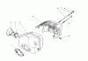 Toro 26682 - Lawnmower, 1990 (0000001-0999999) Ricambi MUFFLER ASSEMBLY (ENGINE NO. 47PK9-2)