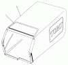 Toro 26683 - Lawnmower, 1990 (0000001-0999999) Ricambi GRASS BAG ASSEMBLY NO. 13-6349