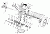 Toro 27501 - Lawnmower, 1992 (2000001-2999999) Ricambi GEAR CASE ASSEMBLY