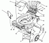 Toro 27501 - Lawnmower, 1992 (2000001-2999999) Ricambi HOUSING ASSEMBLY