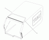 Toro 27502 - Lawnmower, 1991 (1000001-1999999) Ricambi GRASS BAG ASSEMBLY