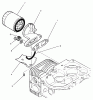 Toro 74021 (616-Z) - 616-Z Tractor, 1993 (39000001-39999999) Ricambi OIL FILTER ASSEMBLY