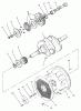 Toro 74021 (616-Z) - 616-Z Tractor, 1994 (490001-499999) Ricambi CRANKSHAFT, CAMSHAFT & FLYWHEEL ASSEMBLY