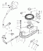 Toro 74021 (616-Z) - 616-Z Tractor, 1994 (490001-499999) Ricambi GEARCASE & IGNITION ASSEMBLY