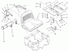 Toro 74021 (616-Z) - 616-Z Tractor, 1994 (490001-499999) Ricambi SEAT ASSEMBLY