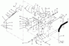 Toro 74021 (616-Z) - 616-Z Tractor, 1994 (490001-499999) Ricambi TRANSMISSION CONTROLS ASSEMBLY