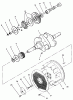 Toro 74041 (616-Z) - 616-Z Tractor, 1993 (39000001-39999999) Ricambi CRANKSHAFT, CAMSHAFT & FLYWHEEL ASSEMBLY