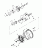 Toro 74140 (724-Z) - 724-Z Tractor, 1993 (39000001-39999999) Ricambi CRANKSHAFT, CAMSHAFT AND FLYWHEEL