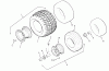Toro 74140 (724-Z) - 724-Z Tractor, 1995 (590001-599999) Ricambi WHEELS AND TIRES