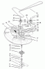 Toro 74301 (14-38Z) - 14-38Z TimeCutter Z Riding Mower, 2003 (230000001-230999999) Ricambi 38IN DECK SPINDLE AND BELT DRIVE ASSEMBLY