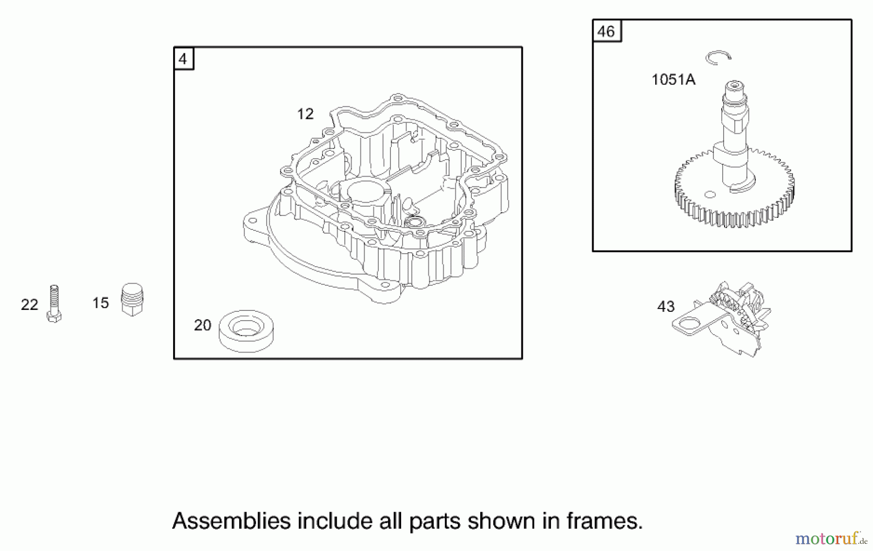  Toro Neu Mowers, Zero-Turn 74301 (14-38Z) - Toro 14-38Z TimeCutter Z Riding Mower, 2004 (240000001-240000893) CRANKCASE ASSEMBLY BRIGGS AND STRATTON 280H07-0166-E1