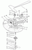 Toro 74325 (16-42Z) - 16-42Z TimeCutter Z Riding Mower, 2003 (230000001-230999999) Ricambi 42IN DECK SPINDLE AND BELT DRIVE ASSEMBLY
