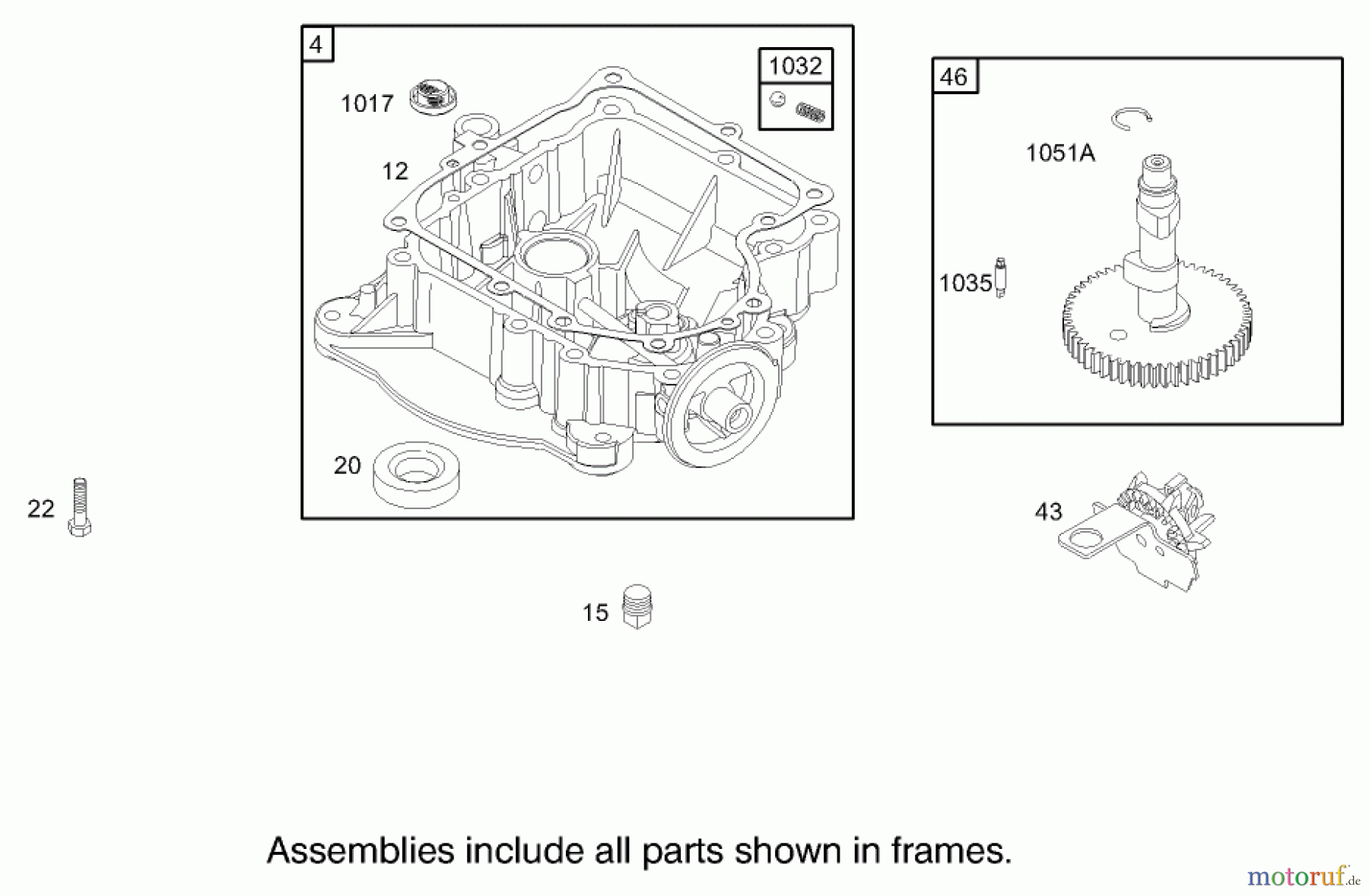  Toro Neu Mowers, Zero-Turn 74325 (16-42Z) - Toro 16-42Z TimeCutter Z Riding Mower, 2004 (240000001-240999999) CRANKCASE ASSEMBLY BRIGGS AND STRATTON 286H77-0165-E1