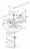Toro 74350 (17-42Z) - 17-42Z TimeCutter Z Riding Mower, 2003 (230000001-230999999) Ricambi 42IN DECK SPINDLE AND BELT DRIVE ASSEMBLY