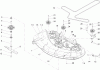 Toro 74351 (18-44Z) - 18-44Z TimeCutter Z Riding Mower, 2004 (240000001-240999999) Ricambi DECK, SPINDLE AND BELT DRIVE ASSEMBLY