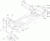 Toro 74360 (Z4200) - TimeCutter Z4200 Riding Mower, 2007 (270000001-270999999) Ricambi FRAME ASSEMBLY