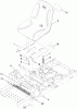 Toro 74365 (Z4235) - TimeCutter Z4235 Riding Mower, 2010 (310000001-310999999) Ricambi SEAT ASSEMBLY