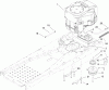 Toro 74372 (Z5020) - TimeCutter Z5020 Riding Mower, 2007 (270000001-270999999) Ricambi ENGINE AND CLUTCH ASSEMBLY