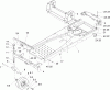 Toro 74372 (Z5020) - TimeCutter Z5020 Riding Mower, 2007 (270000001-270999999) Ricambi FRAME ASSEMBLY