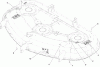Toro 74373 (Z5030) - TimeCutter Z5030 Riding Mower, 2009 (290004013-290999999) Ricambi 50 INCH DECK ASSEMBLY NO. 117-1291