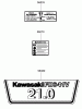 Toro 74374 (Z5040) - TimeCutter Z5040 Riding Mower, 2008 (280000001-280999999) Ricambi LABEL ASSEMBLY KAWASAKI FH641V-AS31