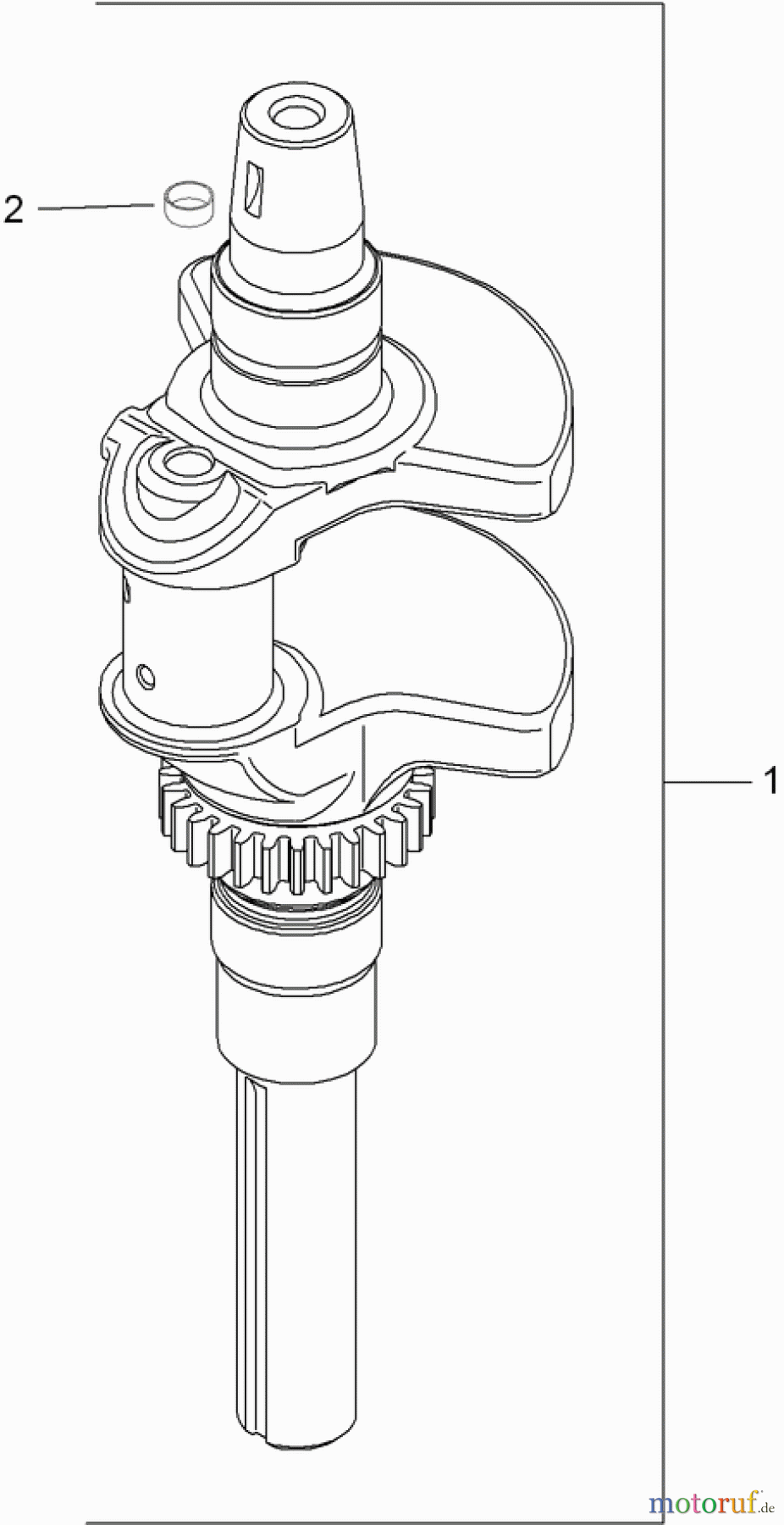 Toro Neu Mowers, Zero-Turn 74381 (Z4202) - Toro TimeCutter Z4202 Riding Mower, 2008 (280000001-280999999) CRANKSHAFT ASSEMBLY KOHLER SV710-0027