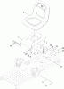 Toro 74386 (ZS 4200) - TimeCutter ZS 4200 Riding Mower, 2012 (SN 312000001-312999999) Ricambi SEAT ASSEMBLY