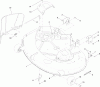 Toro 74389 (ZS 4200S) - TimeCutter ZS 4200S Riding Mower, 2012 (SN 312000001-312999999) Ricambi 42 INCH DECK ASSEMBLY
