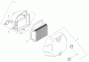 Toro 74391 (Z5000) - TimeCutter Z5000 Riding Mower, 2008 (280000001-280999999) Ricambi AIR INTAKE AND FILTRATION ASSEMBLY KOHLER SV610S-0022