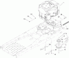Toro 74399 (Z5020) - TimeCutter Z5020 Riding Mower, 2007 (270000001-270999999) Ricambi ENGINE AND CLUTCH ASSEMBLY