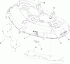 Toro 74399 (Z5020) - TimeCutter Z5020 Riding Mower, 2009 (290000001-290000439) Ricambi 50 INCH DECK RECYCLER ASSEMBLY