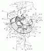 Toro 74402 (14-38Z) - 14-38Z TimeCutter Z Riding Mower, 2003 (230000001-230999999) Ricambi 38IN DECK ASSEMBLY