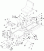 Toro 74402 (14-38Z) - 14-38Z TimeCutter Z Riding Mower, 2004 (240000001-240999999) Ricambi FRAME ASSEMBLY