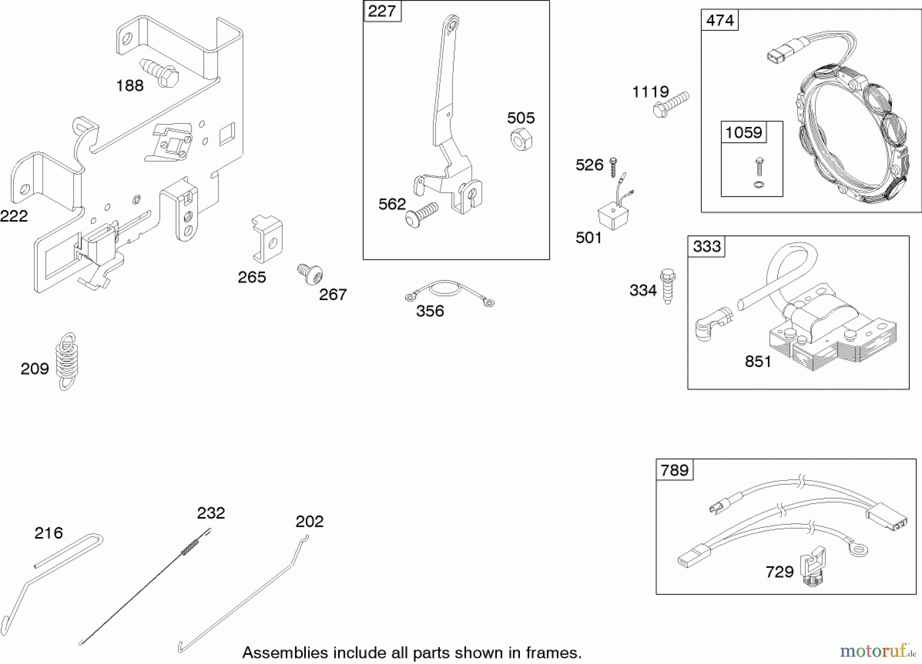 Toro Neu Mowers, Zero-Turn 74402 (Z380) - Toro TimeCutter Z380 Riding Mower, 2006 (260000001-260999999) GOVERNOR ASSEMBLY BRIGGS AND STRATTON 280H07-0166-E1