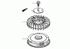 Toro 74425 (Z530) - TimeCutter Z530 Riding Mower, 2007 (270000001-270999999) Ricambi FLYWHEEL ASSEMBLY HONDA GXV530 EXA2LB