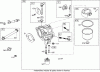 Toro 74432 (ZD380) - TimeCutter ZD380 Riding Mower, 2006 (260000001-260999999) Ricambi CARBURETOR ASSEMBLY (KEIHIN) BRIGGS AND STRATTON 31A707-0116-E1