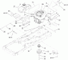 Toro 74432 (ZD380) - TimeCutter ZD380 Riding Mower, 2006 (260000001-260999999) Ricambi ENGINE ASSEMBLY