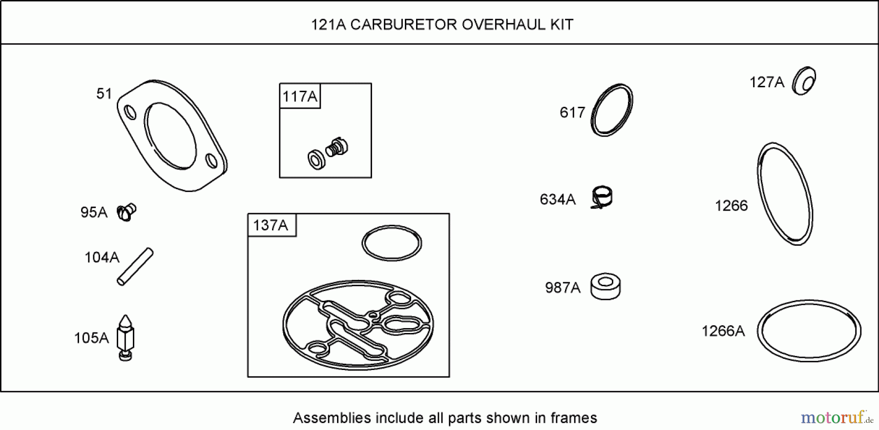  Toro Neu Mowers, Zero-Turn 74433 (ZD420) - Toro TimeCutter ZD420 Riding Mower, 2007 (270000001-270999999) CARBURETOR OVERHAUL KIT (NIKKI) BRIGGS AND STRATTON 31P777-0125-E1