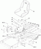 Toro 74433 (ZD420) - TimeCutter ZD420 Riding Mower, 2011 (311000001-311999999) Ricambi SEAT ASSEMBLY