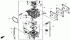 Toro 74434 (ZD530) - TimeCutter ZD530 Riding Mower, 2007 (270000001-270999999) Ricambi CARBURETOR ASSEMBLY HONDA GXV530 EXA2