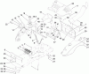 Toro 74437 (ZD420T) - TimeCutter ZD420T Riding Mower, 2009 (290000001-290999999) Ricambi STYLING ASSEMBLY