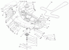 Toro 74501 (Z16-44) - Z16-44 TimeCutter Z Riding Mower, 2002 (220000001-220999999) Ricambi 44IN DECK ASSEMBLY