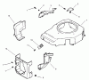 Toro 74601 (17K-44ZX) - 17K-44ZX TimeCutter ZX Riding Mower, 2003 (230000001-230999999) Ricambi BLOWER HOUSING AND BAFFLES ASSEMBLY KOHLER CV 490S-27503