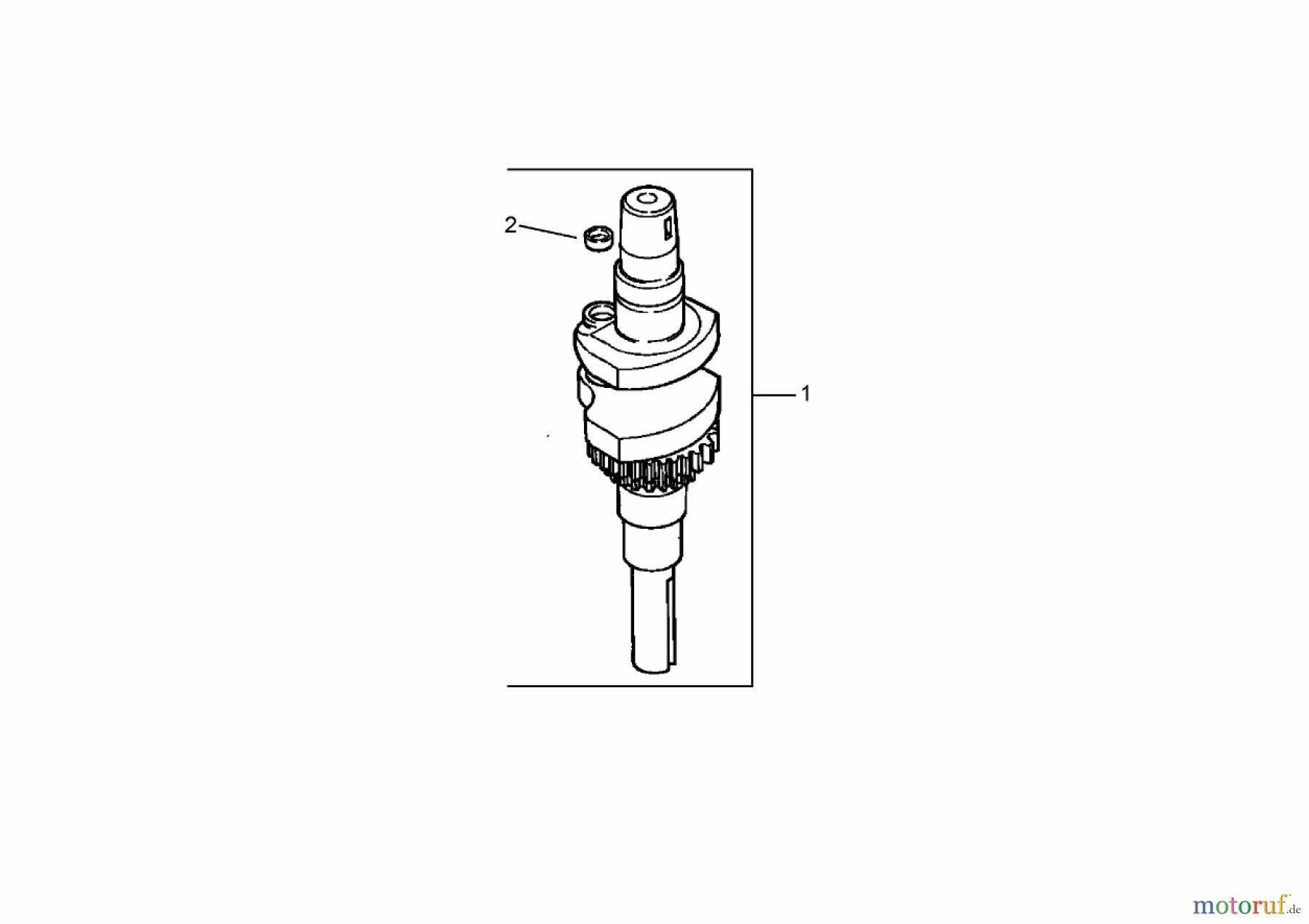 Toro Neu Mowers, Zero-Turn 74603 (ZX440) - Toro TimeCutter ZX440 Riding Mower, 2006 (260000001-260999999) CRANKSHAFT ASSEMBLY KOHLER CV492S-27525